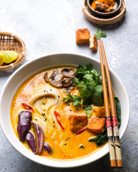 Vegetarian Malaysian Laksa