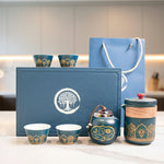 Moon and Mountain Porcelain Tea Set
